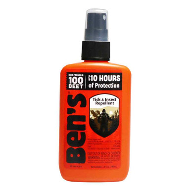 Ben's 100 Odorless Scent 3.4 oz Spray Tick & Insect Repellent
