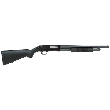 Mossberg 500 Pump 12 ga 18.5" 3" Black Synthetic Blue Finish