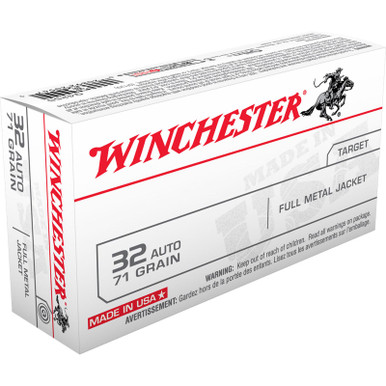 Winchester Q4255 USA 32 ACP 71 GR FMJ 50 Rounds