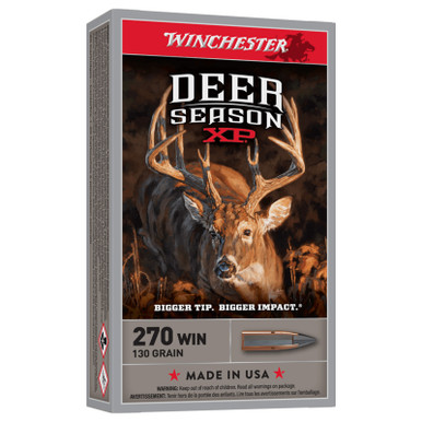 Winchester X270DS Deer Season XP 270 130 GR Extreme Point 20 Rounds