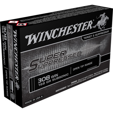 Winchester SUP308 SS 308 168 GR FMJ 20 Rounds