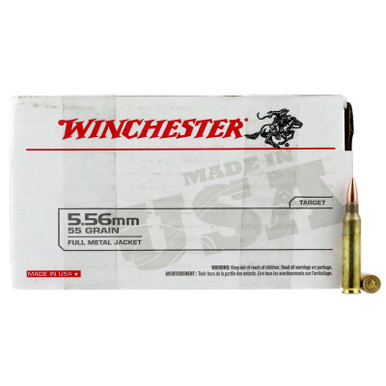 Winchester USA556L1 USA 5.56 NATO 55 GR FMJ 150 Rounds
