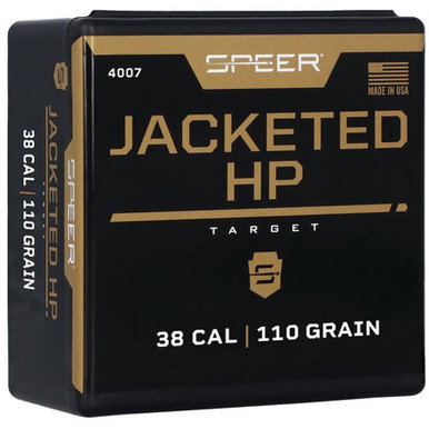 Speer Jacketed Handgun 4007 .357 Cal 110 gr Jacketed Hollow Point Bullets-100cnt