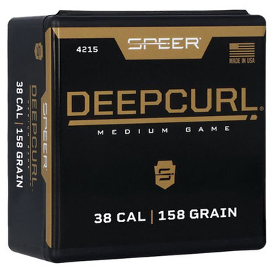 Speer Deep Curl Handgun Hunting 4215 .357 Cal 158 gr Hollow Point Bullets-100cnt