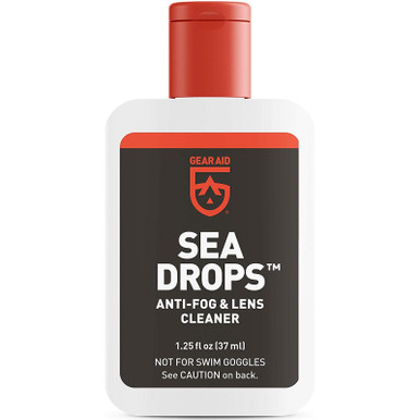 Gear Aid Sea Drops Anti-Fog and Cleaner for Dive and Snorkel Masks 1.25oz