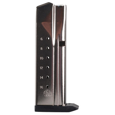Smith & Wesson Magazine S&W SW9E, SW9G, SW9P, SW9VE, SW9V Sigma 9mm 16-Round Stainless Steel