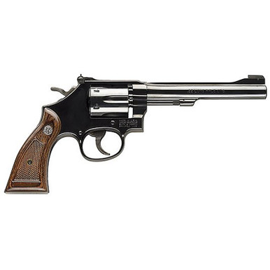Smith & Wesson Model 17 Masterpiece Classic 22LR 6" Barrel Square Butt Grip 6 Rounds