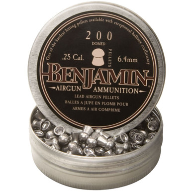 Benjamin BD225 .25 Cal, 27.8 Grains, Domed, 200ct
