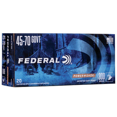 Federal 4570AS Power-Shok 45-70 300 GR JSP 20 Rounds