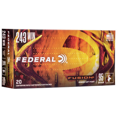 Federal F243FS1 Fusion 243 95 GR SP 20 Rounds