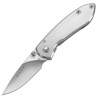 Buck Colleague Folding Pocket 1.875" SS Blade SS Handle 0325SSS-B 325