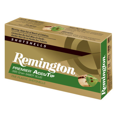 Remington PRA12 Premier Accutip Slug 12 Gauge 2.75" 385 GR 5 Rounds