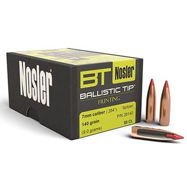 NOSLER 28140 7MM 140GR BALLISTIC TIP 50 CT.