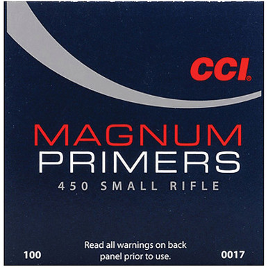 CCI 450 MAG SMALL RIFLE PRIMER 100 CT