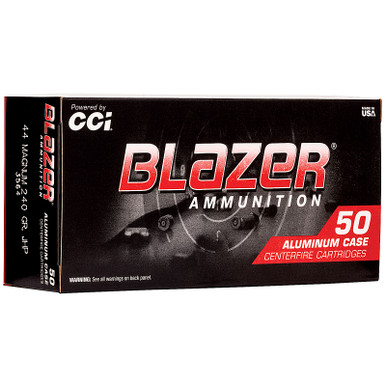 CCI 3564 Blazer 44 Rem Mag 240 GR JHP 50 Rounds