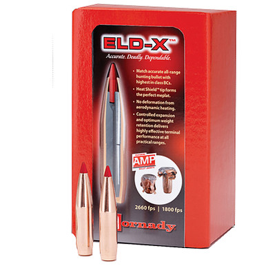HORNADY 3076 30 CAL .308 200 GR ELD-X 100 CT.