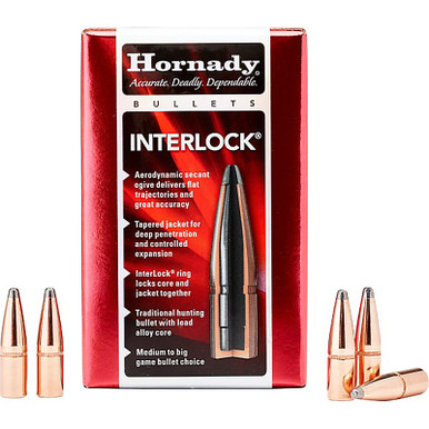 HORNADY 3140 7.62MM .310 123 GR SP INTERLOCK 100 CT.