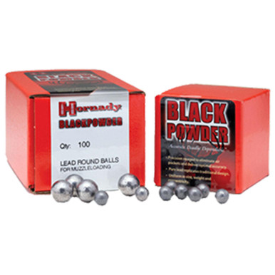 Hornady Lead Round Ball .44 Caliber .454" Diameter 100 Count, 6070