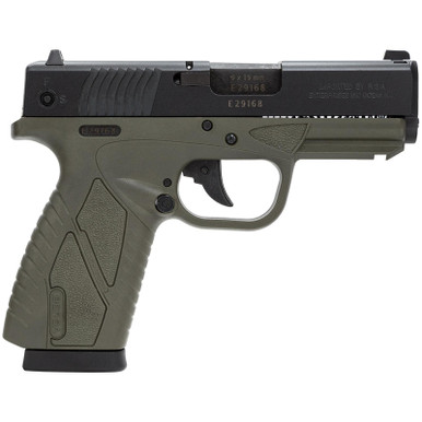 Bersa Conceal Carry 9MM 3.3" OD Green Finish Polymer Frame Adjustable Sights 8 Round