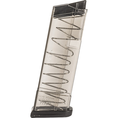 ETS Group GLK-43-9 Glock 43 9mm Luger 9Rnd Clear Polymer Magazine