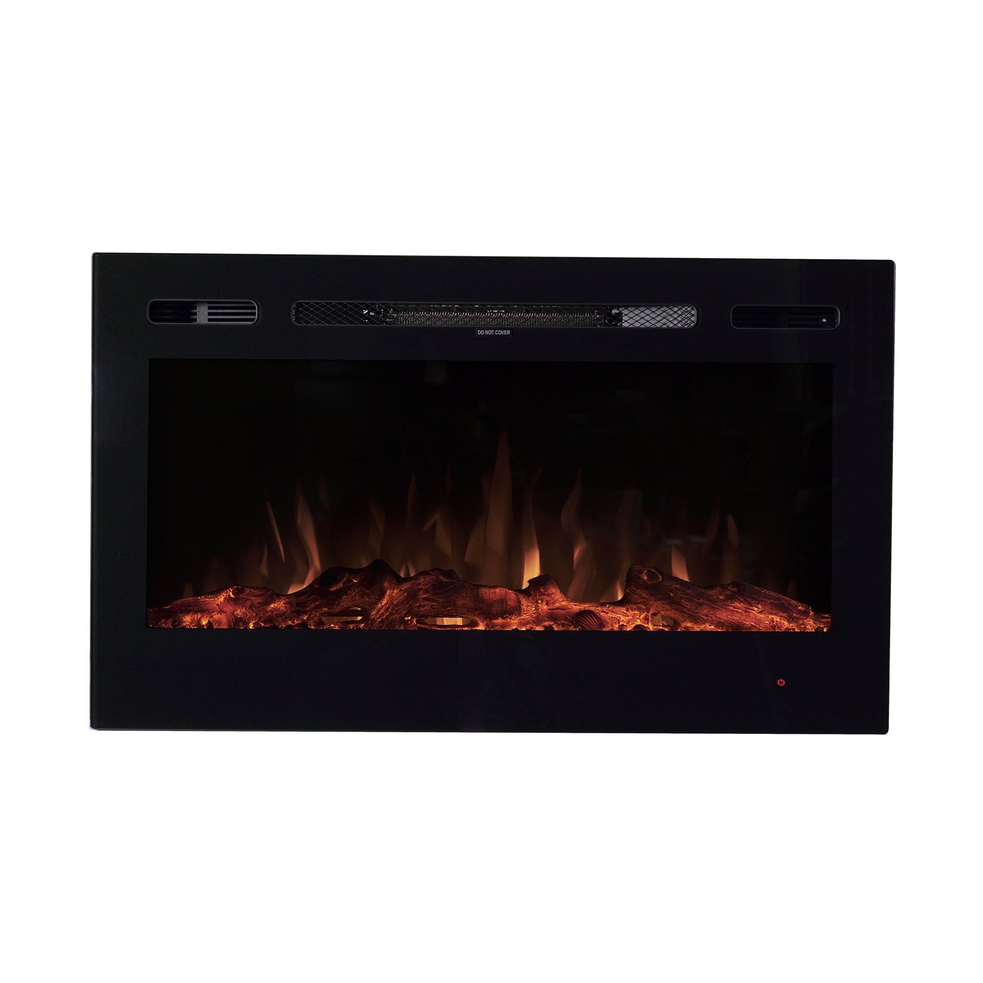EdenBranch Electric Fireplace, Recessed or Wall Mount, 36 Inch (Open Box)