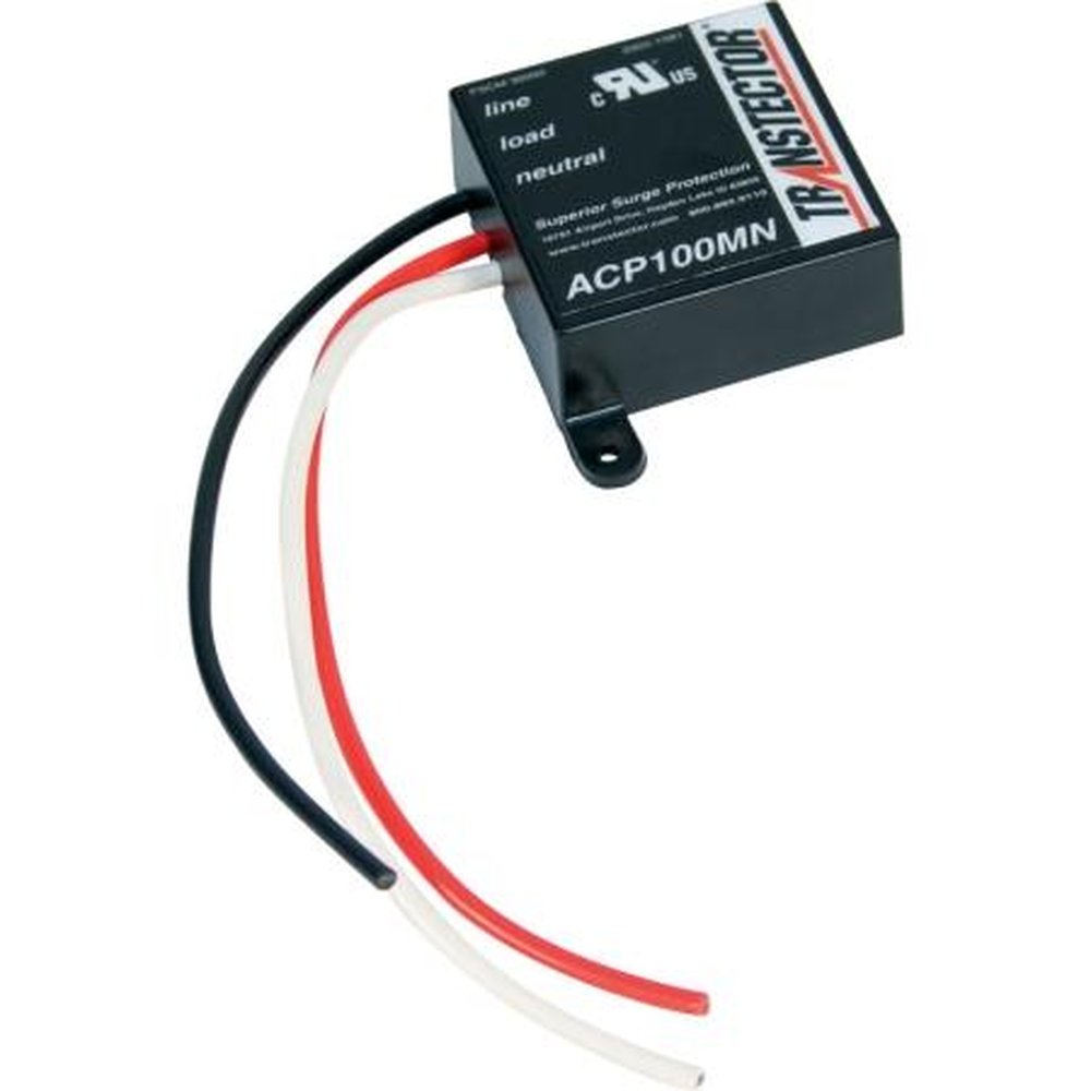 TRANSTECTOR 1100-647 Single Phase Hardwire Protection for 120 Vac, 15A Max with Internal Fuse