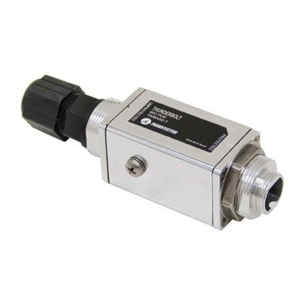 TRANSTECTOR 1101-1028 48V Power Over Ethernet Outdoor Surge Protector.RJ-45 Connector.Bulkhead Mountable