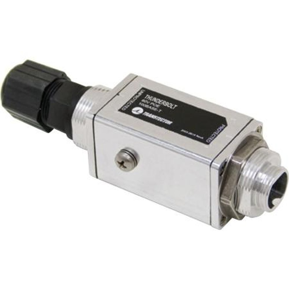TRANSTECTOR 1101-1029 Outdoor Gigabit Ethernet Surge Protector, 3.3V.RJ-45 Connector.Bulkhead Mountable