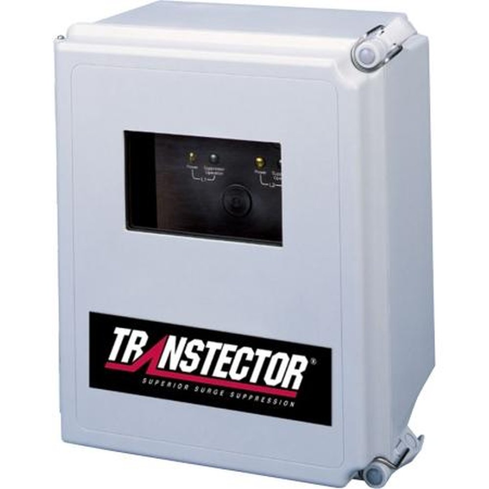 TRANSTECTOR 1101-424 MCP 120/240 VAC Split Phase Panel Surge Protector with Robust MOV Backup.Outdoor Enclosure