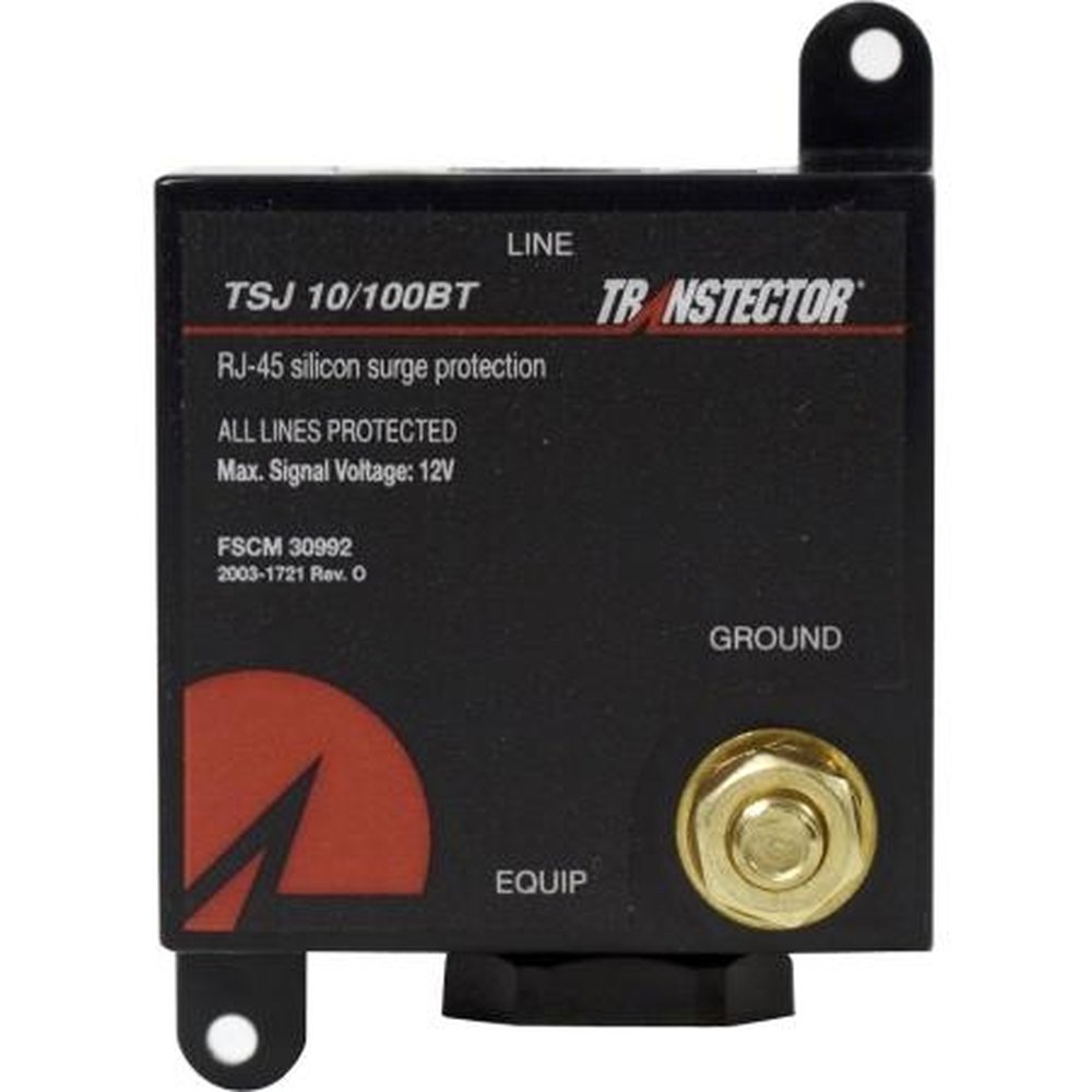 TRANSTECTOR 1101-620-1 Surge Suppressor to Protect Equipment on High Speed Data Lines with RJ-45 Connectors Using Pins 1-8.12 Volts Peak Power