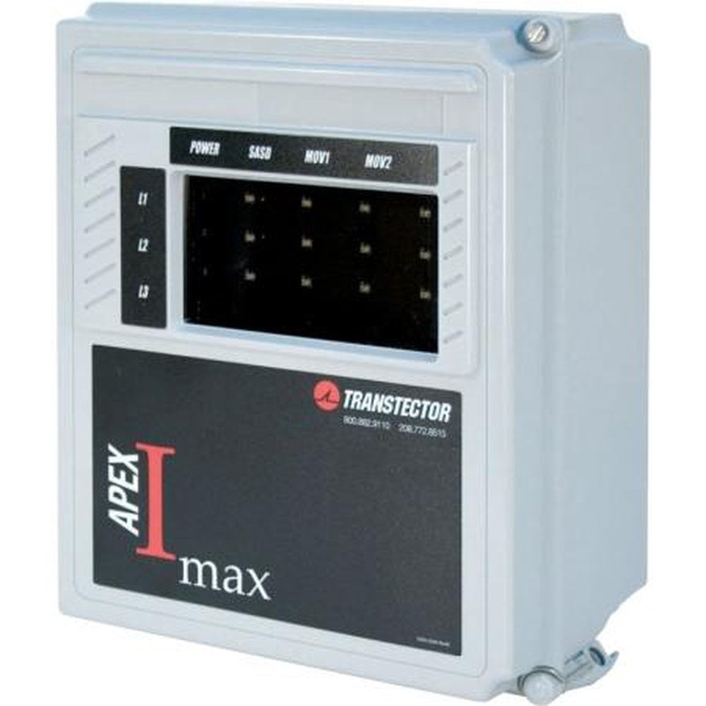 TRANSECTOR 1101-808-MM-1 120/240 V Panel Surge Protect APEX IMAX Outdoor Advanced AC Main Panel Protection to 160 Ka, NEMA 4X Enclosure, Motorola R56