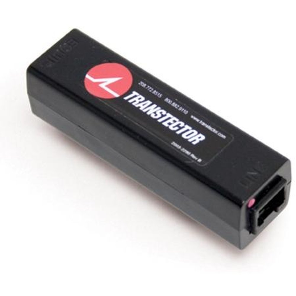 TRANSTECTOR 1101-830-1 Inline, DPR T1/E1 DIN Rail or Rackmount Surge Protector - Compact, High Performance, Non-Degrading Technology with RJ-45 Rated