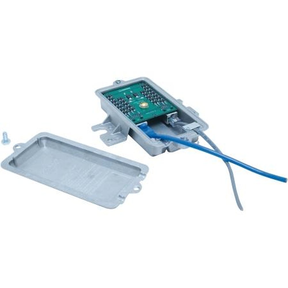 TRANSTECTOR 1101-959 92V Power Over Ethernet Surge Protector.RJ-45 Connectors.Wall/pole Mountable.Indoor/outdoor Metal Enclosure