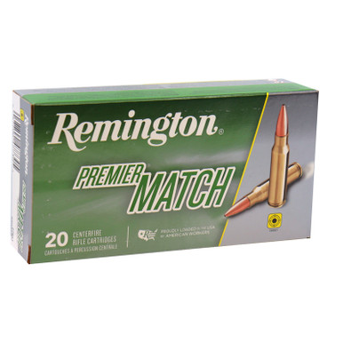 Remington Premier Match 6.5 Creedmoor 140 gr Open Tip Match Boat Tail Rifle Ammunition 20 rds