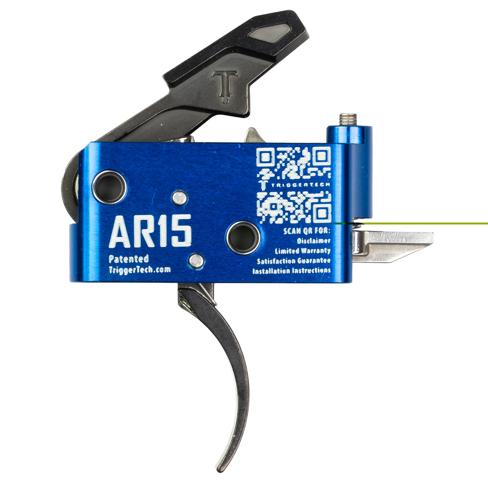 Triggertech Ar-15 Single Stage - Black Diamond Pro Curved