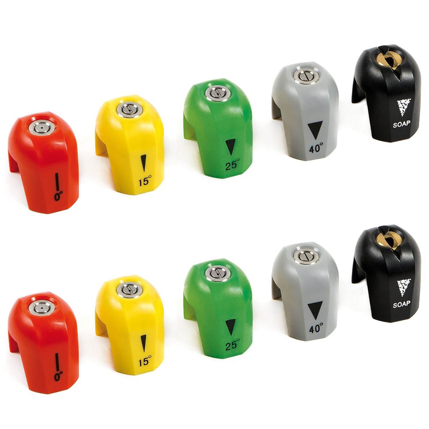 Sun Joe SPX3000-TPS Electric Pressure Washer Quick-Connect Spray 5-Tip Set (2 Pack)