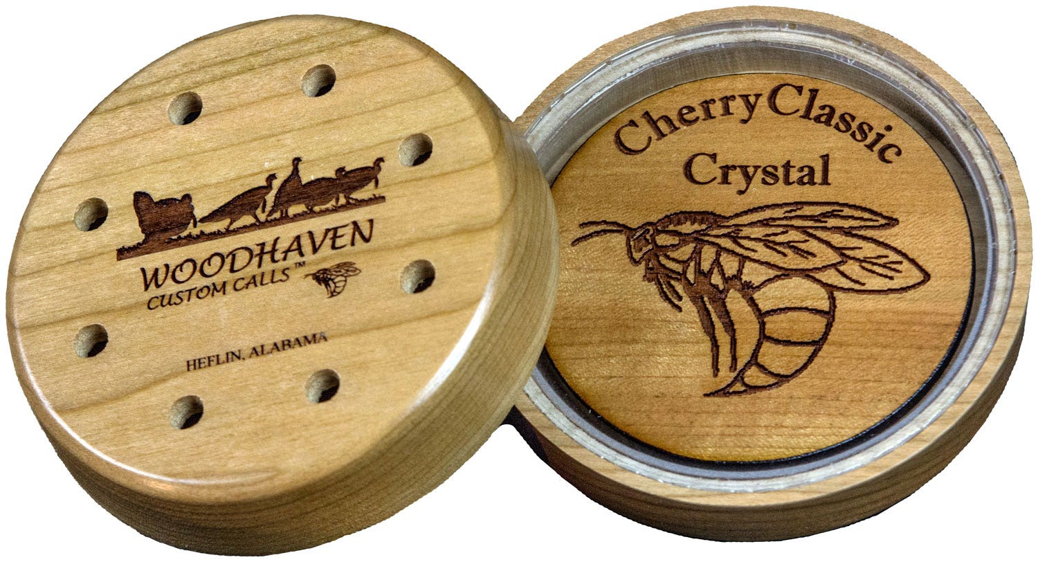 Woodhaven Custom Calls Cherry Classic Crystal Turkey Call