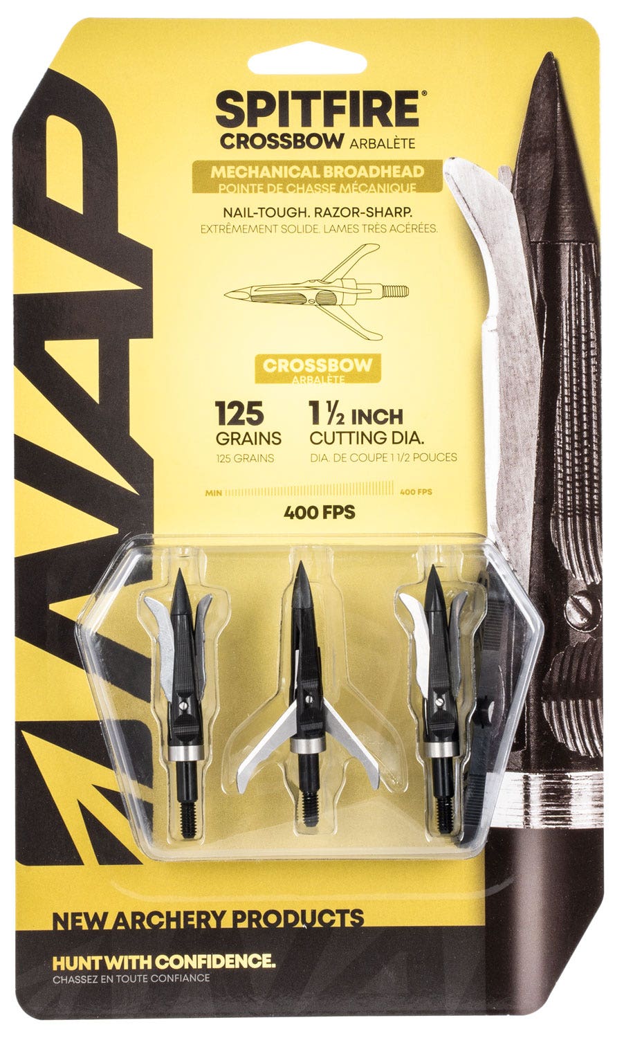 NAP Crossbow Spitfire Mechanical Broadhead 125 Gr