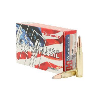 Hornady American Whitetail .308 Winchester 165gr InterLock Spire Point 20Rnd Rifle Ammunition