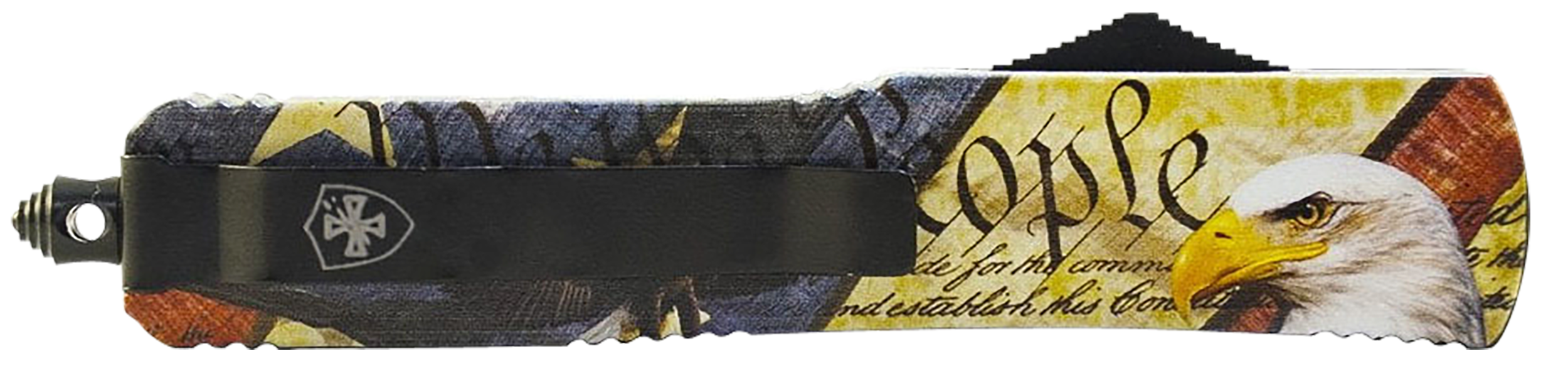 Templar Knife Premium, Temp Mzeg321  Slim Zinc Eagle Drop Black D2