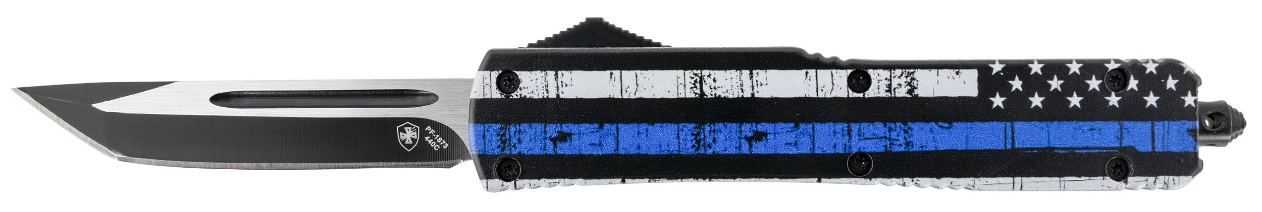 Templar Knife Back The Blue, Temp Mbtb231 Slim Back The Blue Tanto