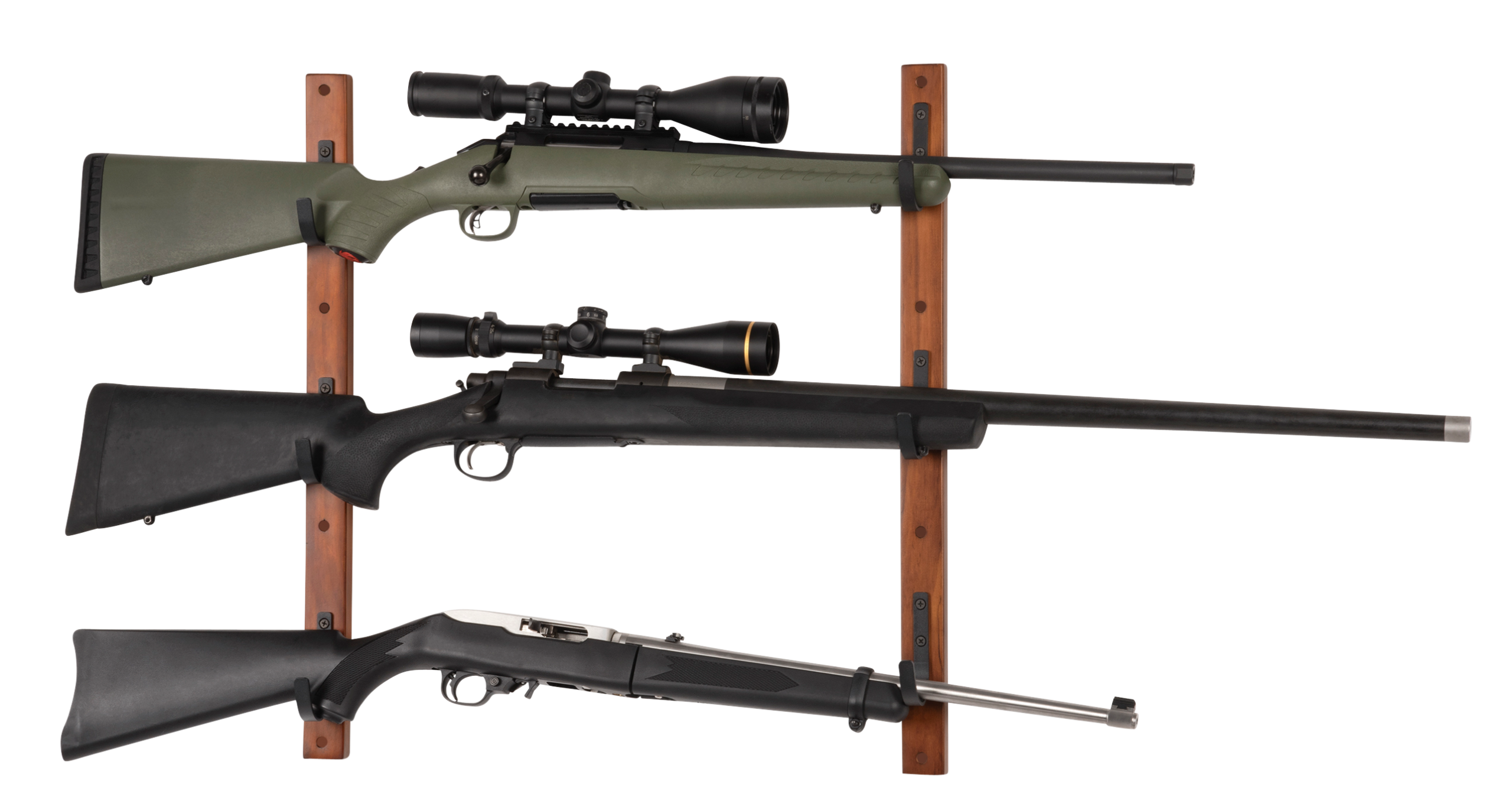 Allen Gun Collector, Allen 5656 Gun Collector 3 Place, Wood W/metal