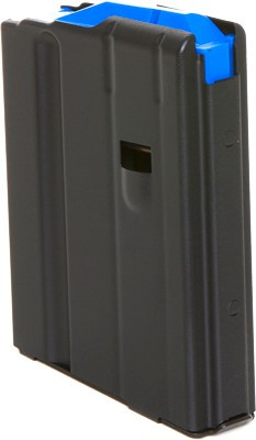 Duramag 5X65041186CPD 6.5 Grendel 5Rnd Black w-Blue Follower Steel Magazine
