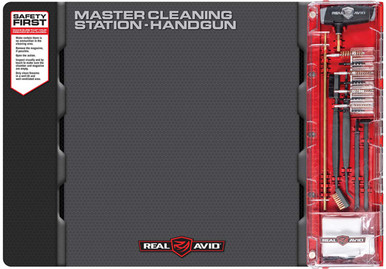 Real Avid Master Universal Pistol Cleaning Kit w-Integrated Mat