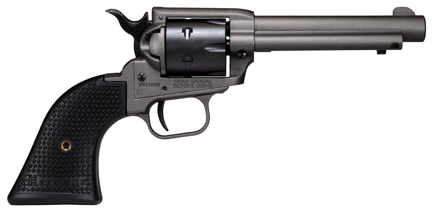 Heritage Mfg Rough Rider 22 LR Revolver 4.75" Tungsten Gray SRR22C4