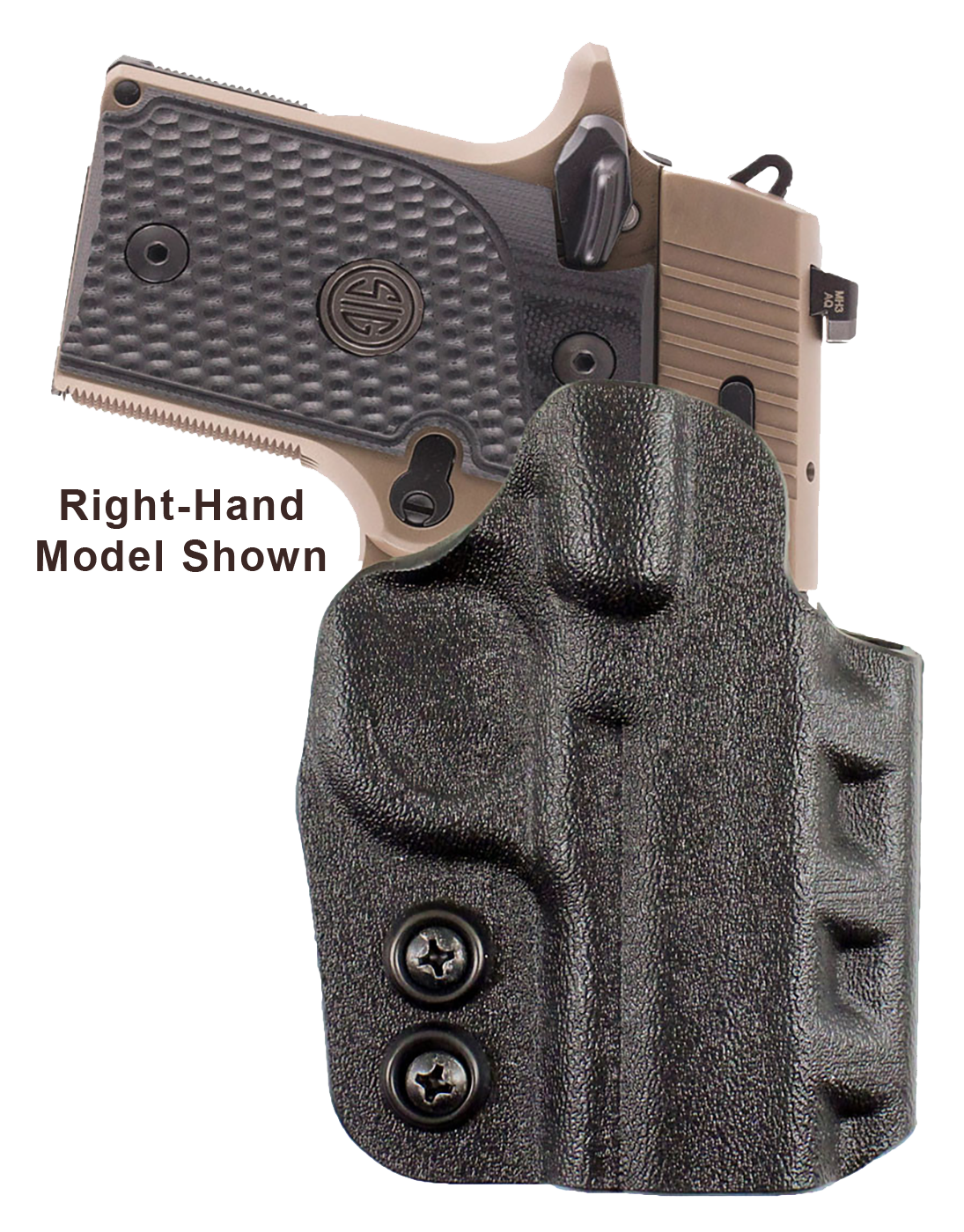DeSantis Gunhide Cazzuto OWB Black Kydex Paddle Fits Springfield Prodigy w/wo Red Dot Fits 4.25-5" Barrel LH
