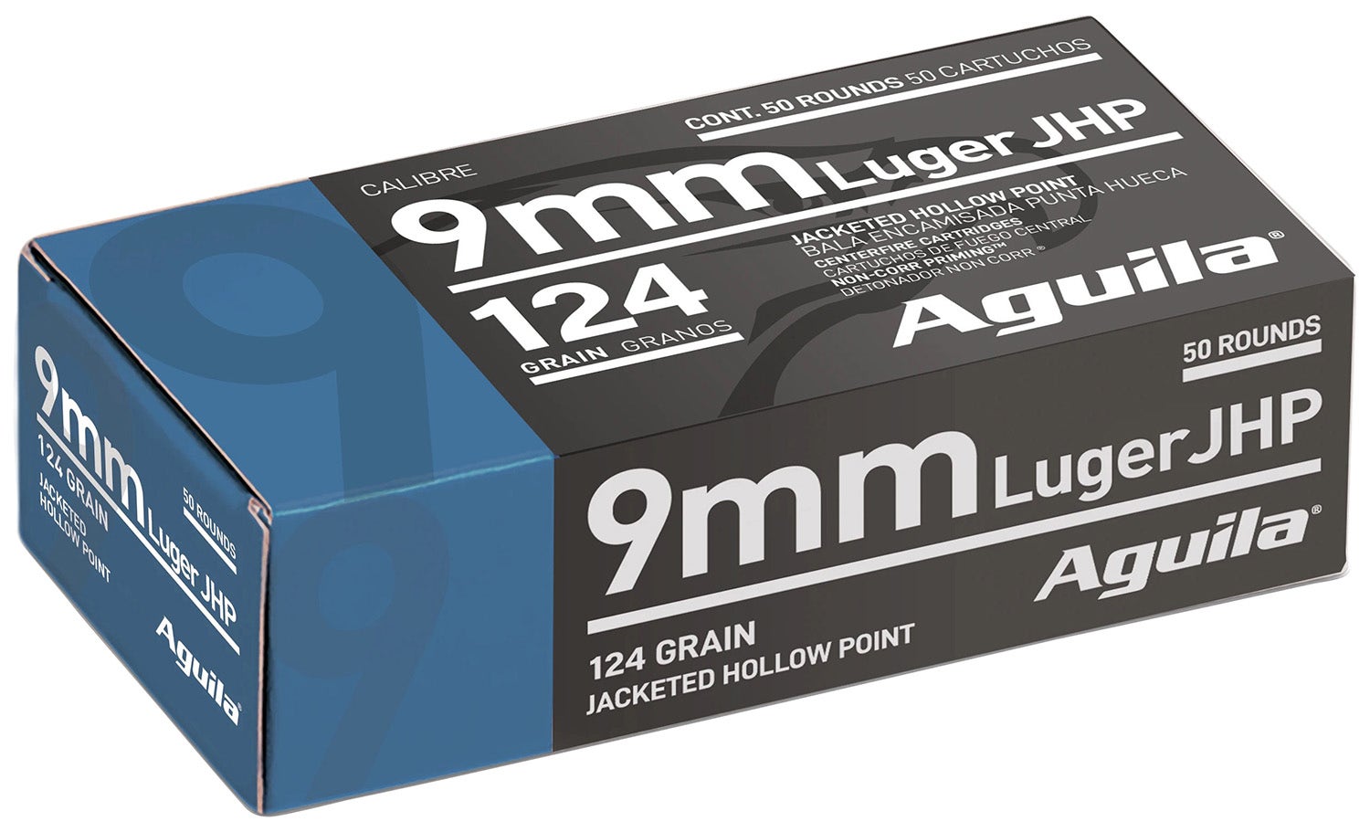 Aguila Personal Defense 9mm Luger 124 Gr JHP 50/Box