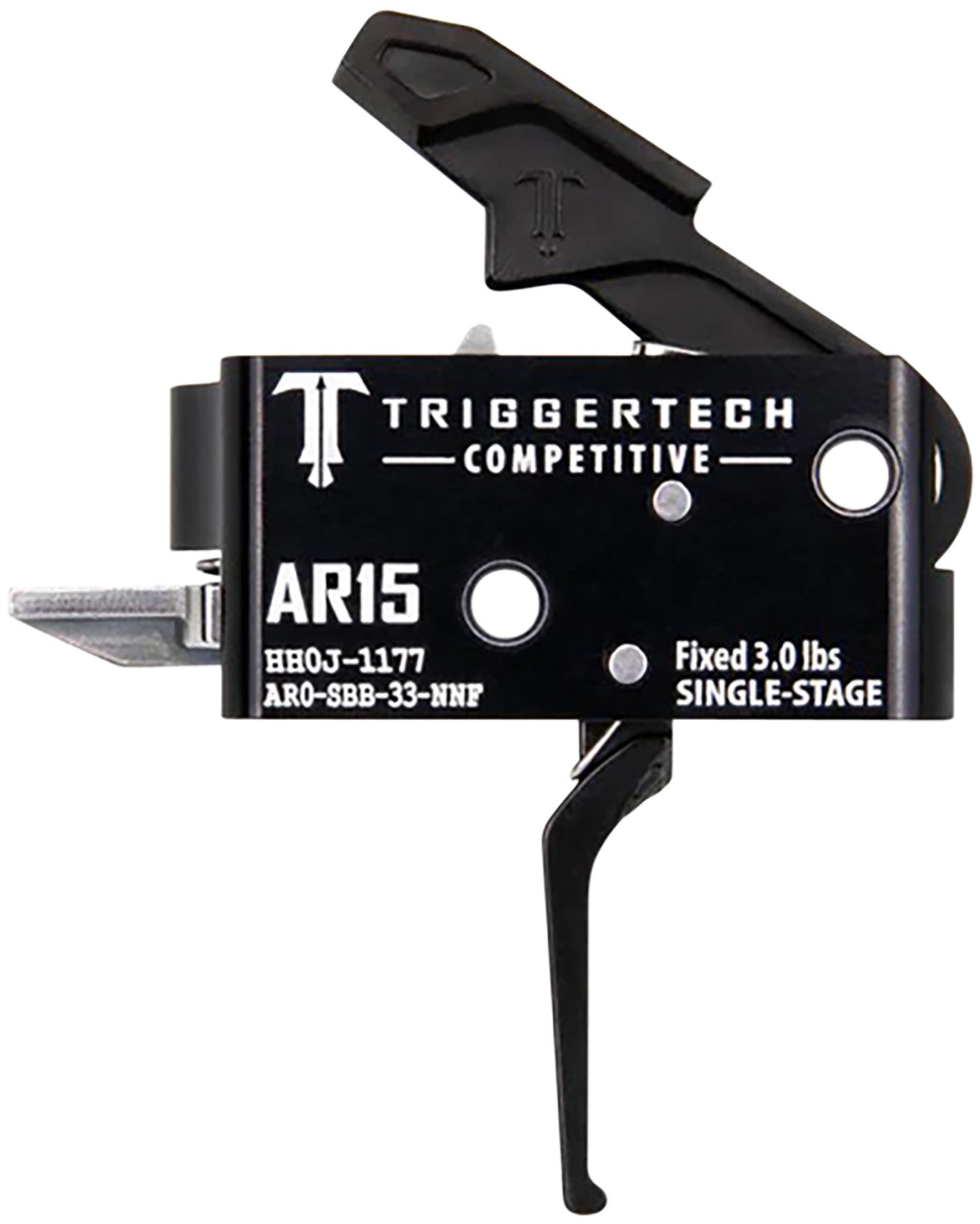 TriggerTech Competitive  Flat Single-Stage 3 lbs Fixed for AR-15