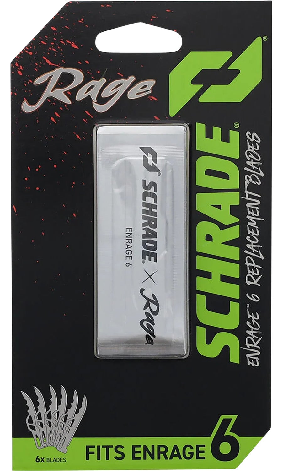 Schrade Enrage Replacement Blades for Enrage 8 Knife 6 Blades Per Pack 1197653