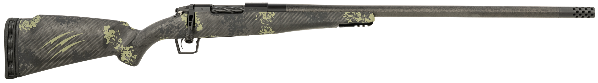 Fierce Firearms Carbon Rogue 6.5 PRC 3+1 Rd 24" Threaded Barrel Black Cerakote Forest Camo Fierce Rifle